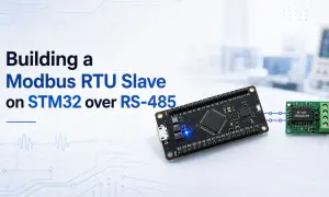 Moduł STM32 z układem RS-485 Transceiver, gotowy do implementacji protokołu Modbus RTU.
