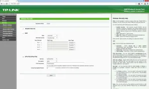 Konfiguracja Wi-Fi Livebox 2.0: wybór WPA2-PSK, AES, hasło "haslodostepu".